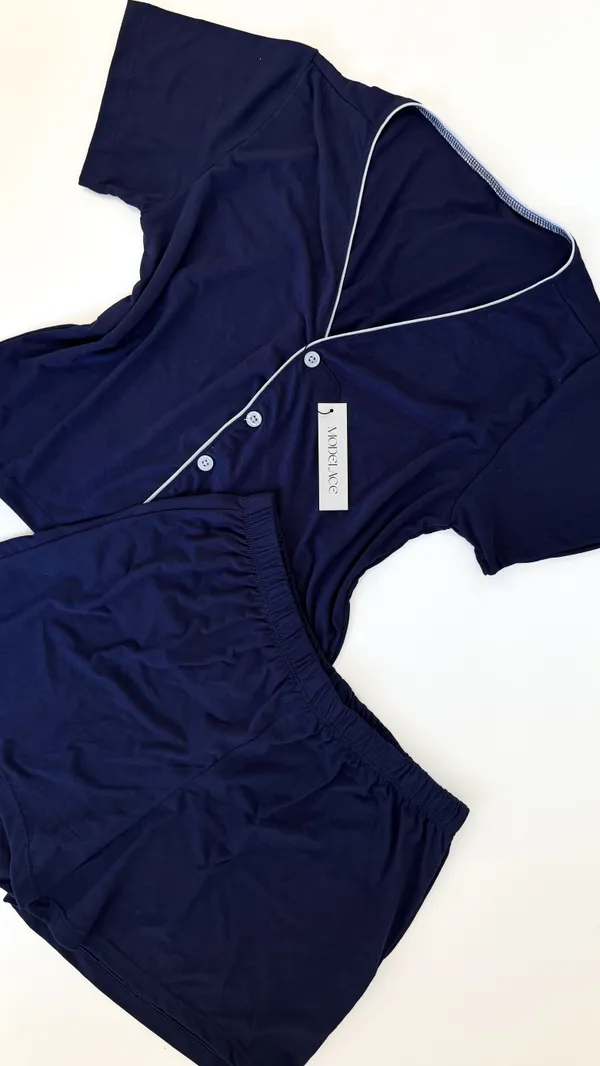 SHORT DOLL AMERICANO | AZUL MARINHO - imagem 1