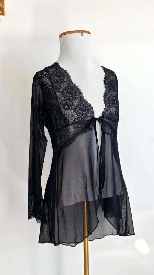 Robe Seduce Tule | Preto - imagem 4