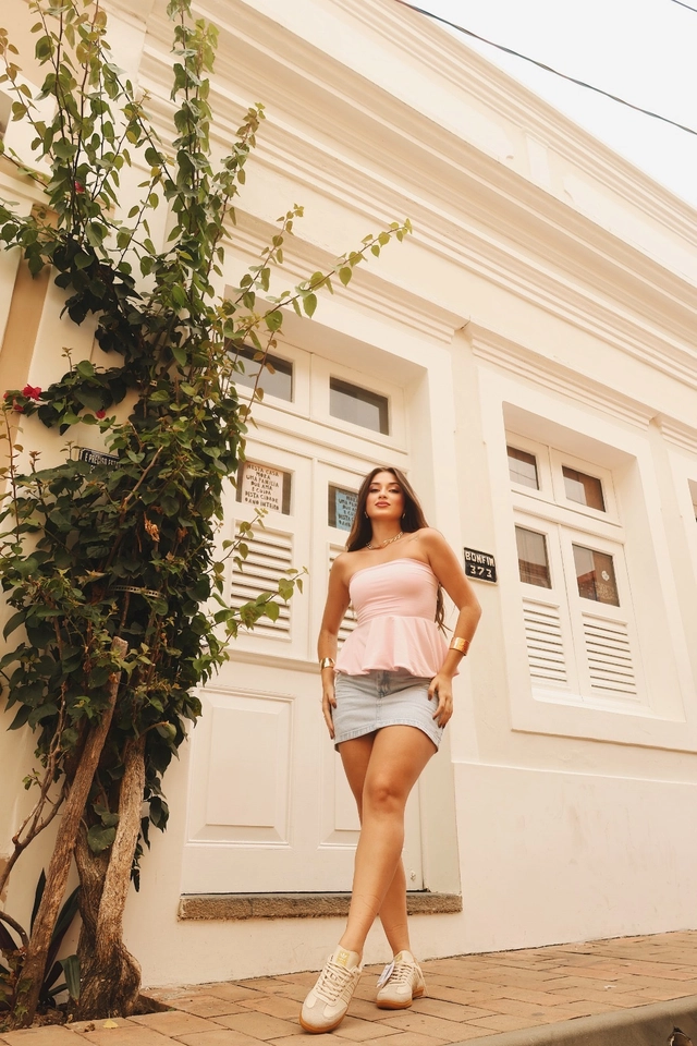 Blusa Peplum Ombro Nu - imagem 3
