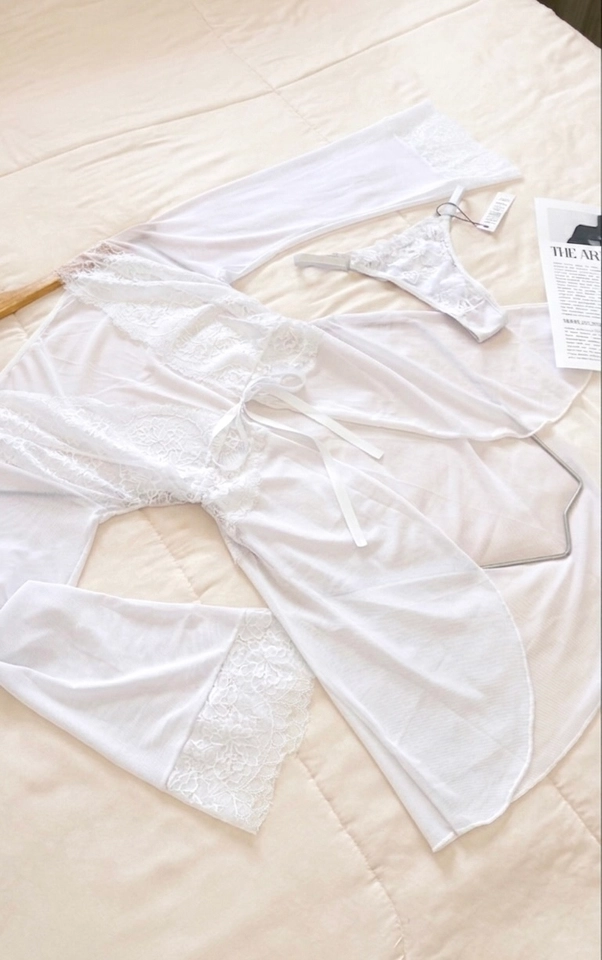 Robe Seduce Tule | Branco - imagem 2