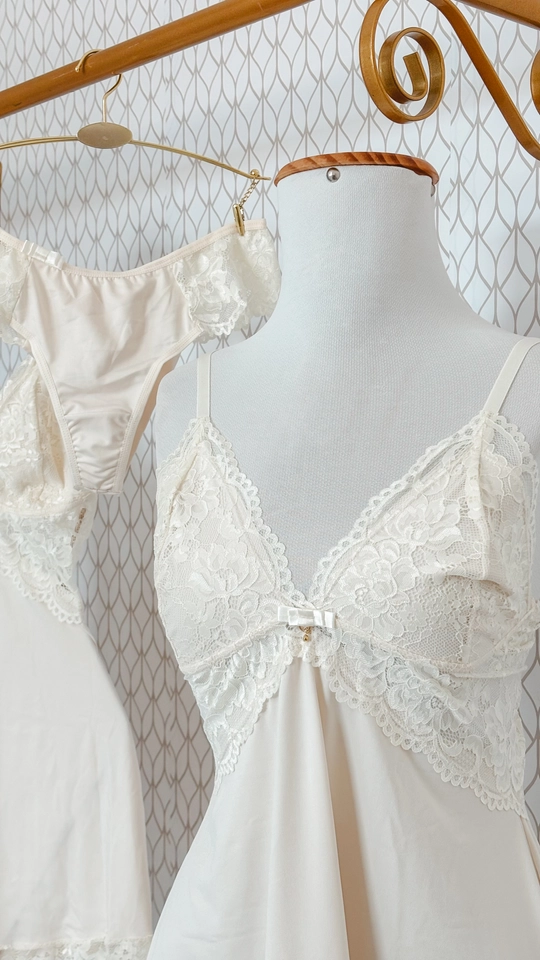 Camisola Pérola + Calcinha |  Marfim - imagem 4
