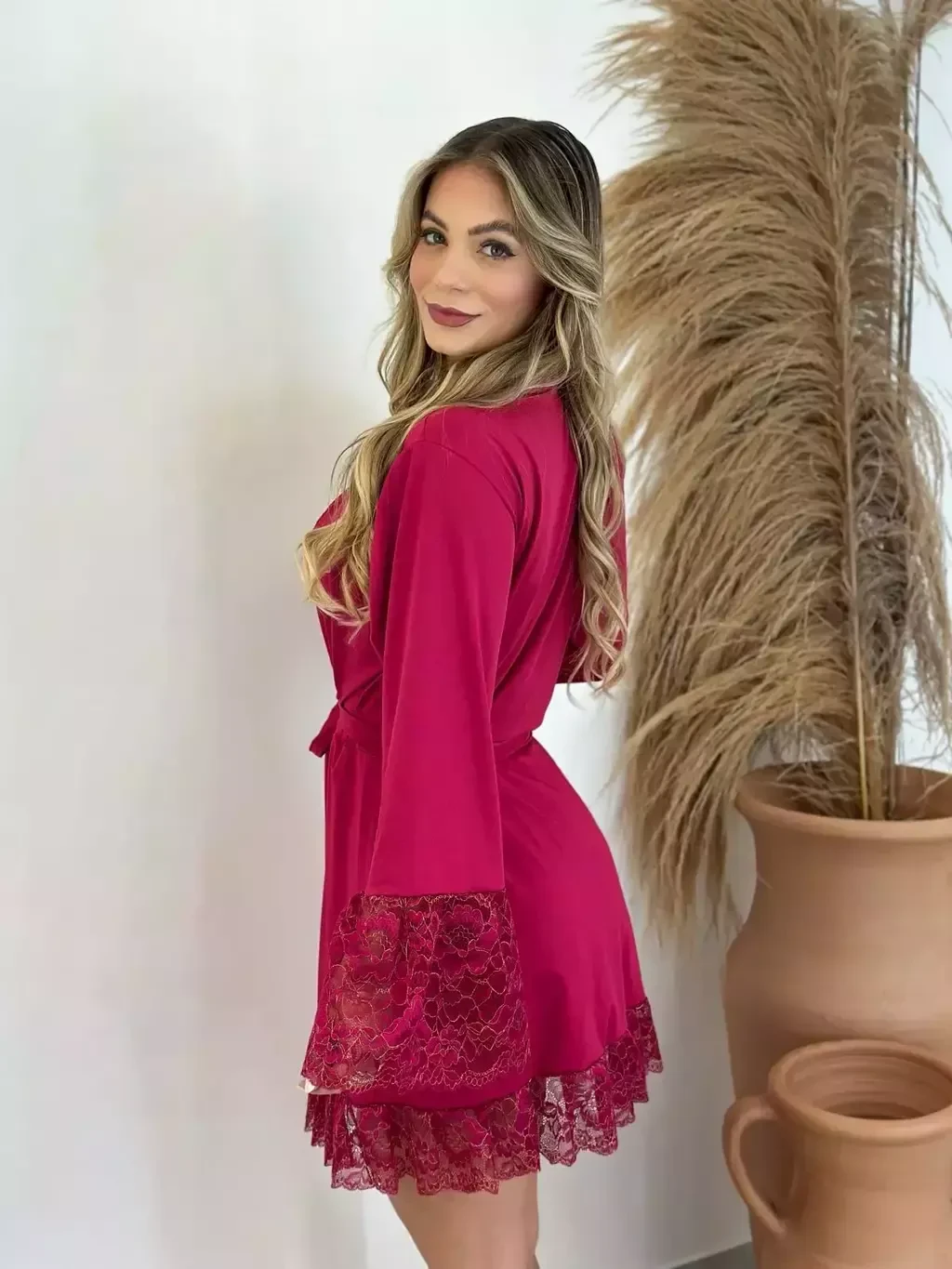 Robe/Camisola sem Bojo Desejo/Dourado - 3