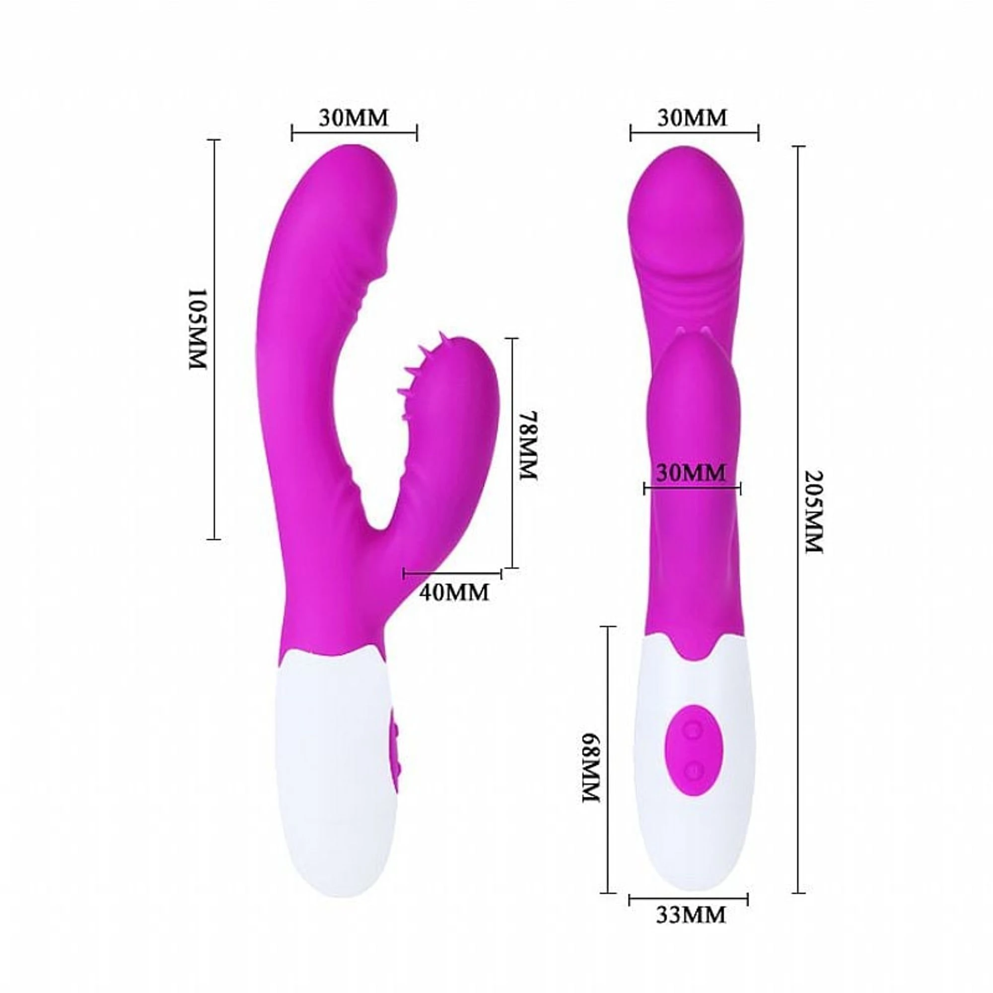 Vibrador Ponto G Andre 3 Modos De Dedilhar E 7 Vibrações Pretty Love - 4