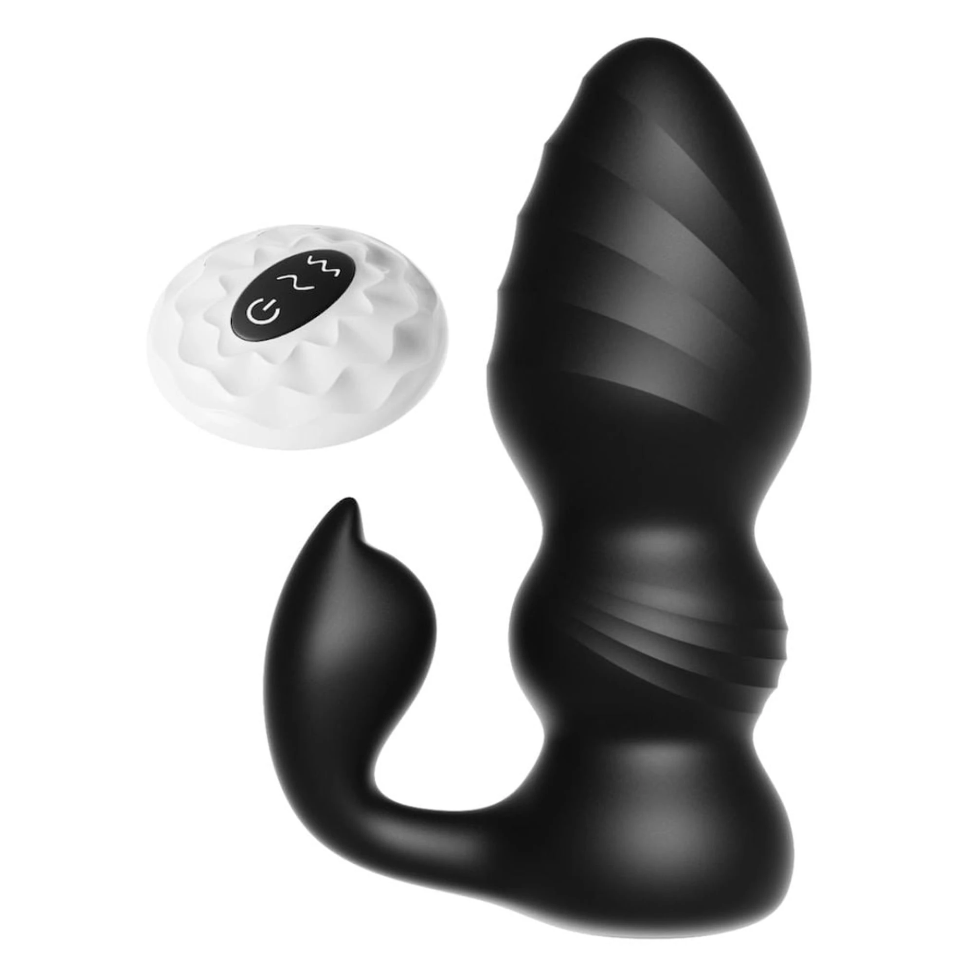 Plug Anal Duplo Gourd Com 7 Modos De Vibração E Controle Remoto - 1