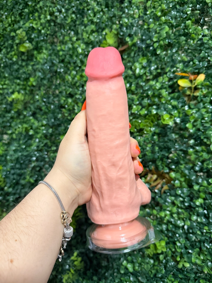 Penis Realístico Dupla Camada - Ventosa Removível - 23,0 X 5,2 - imagem 2