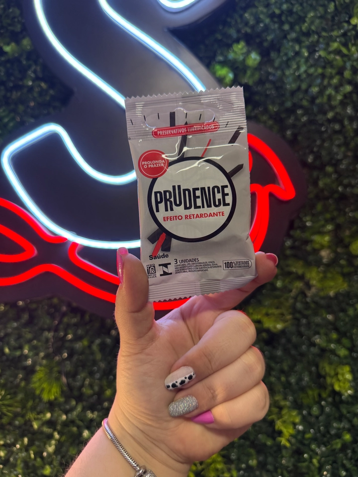 PRESERVATIVOS EFEITO RETARDANTE COM 3 UNIDADES PRUDENCE - 1