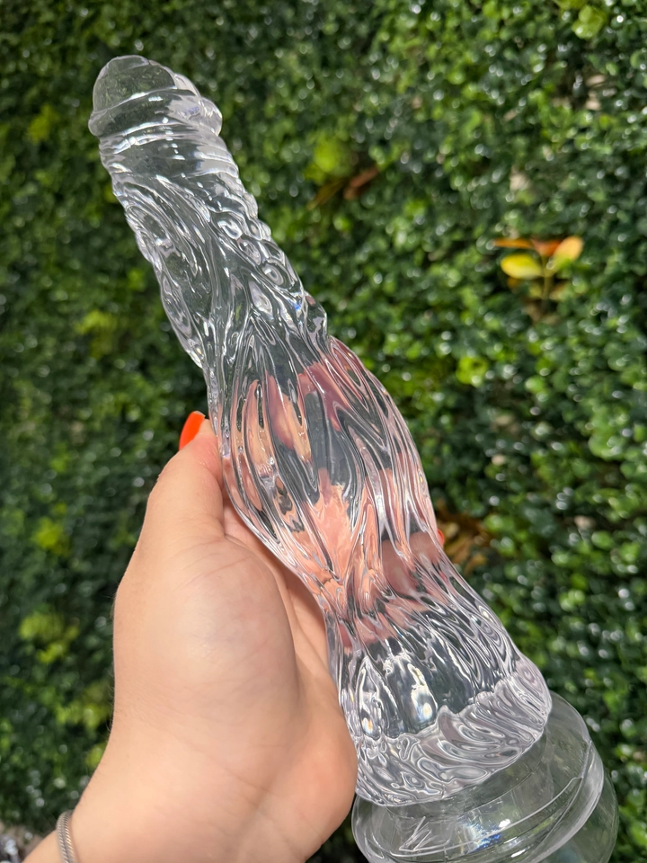 Plug Anal em Silicone - Dildo com ventosa - 27,5cm X 6,5cm - 2