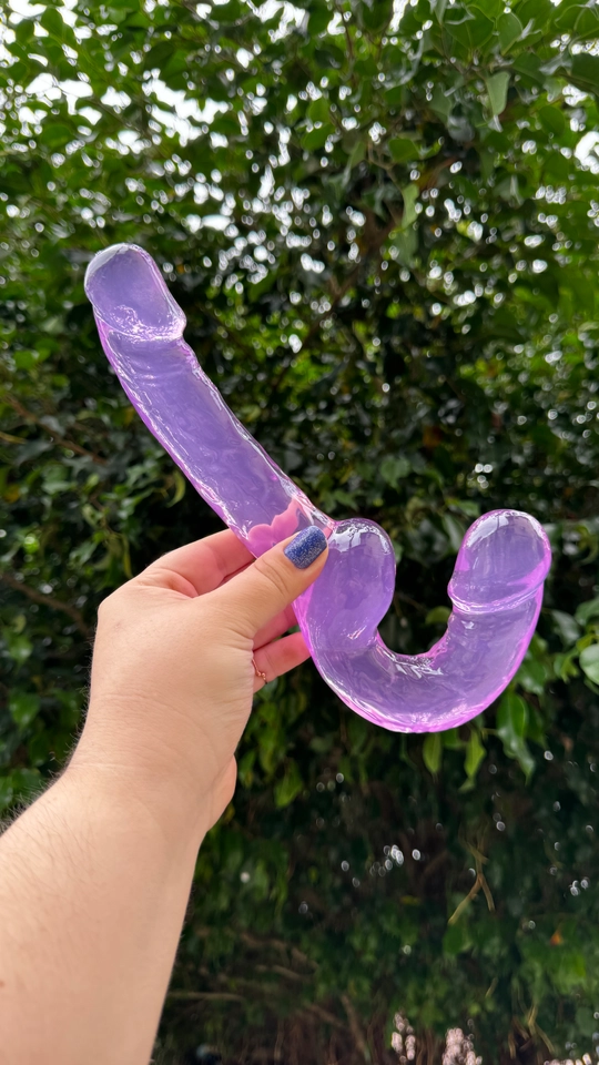 Pênis Realístico de Casal Strapon 15x3,4 - 1