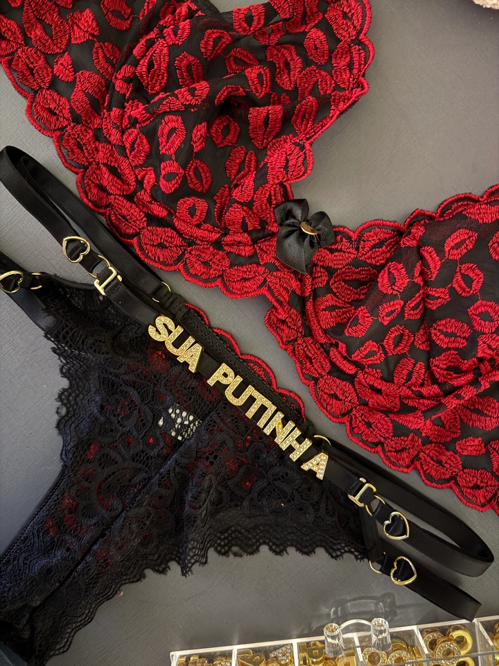 Conjunto beijo Personalizado 2 tiras - 1