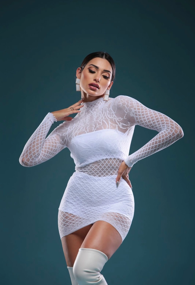 Vestido arrastão  - 1