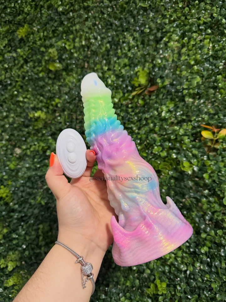 Dildo Plug Anal Alien com Vibração - Controle Remoto - 23,5 x 6,3 - SI - imagem 1