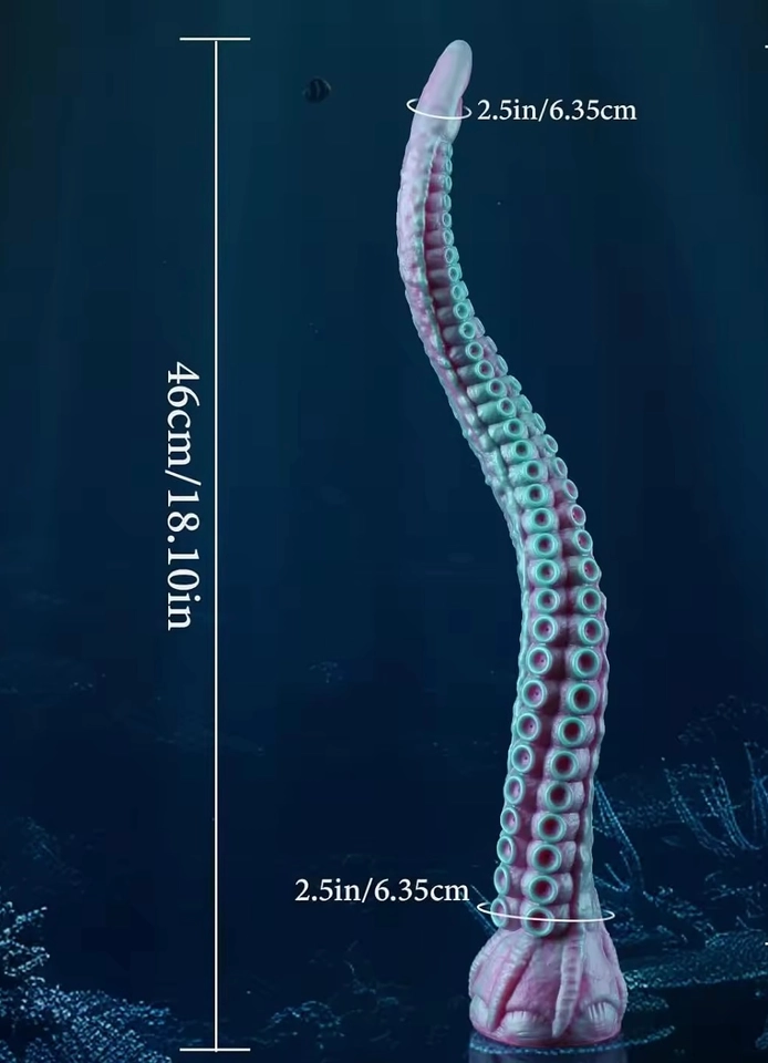 Prótese Tentáculo Macio com Ventosa 46cm - 4