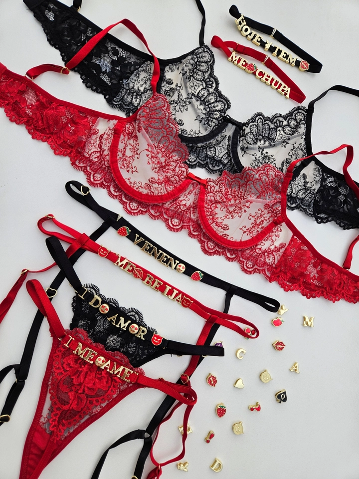 Conjunto Lorena Personalizado Vermelho - 2