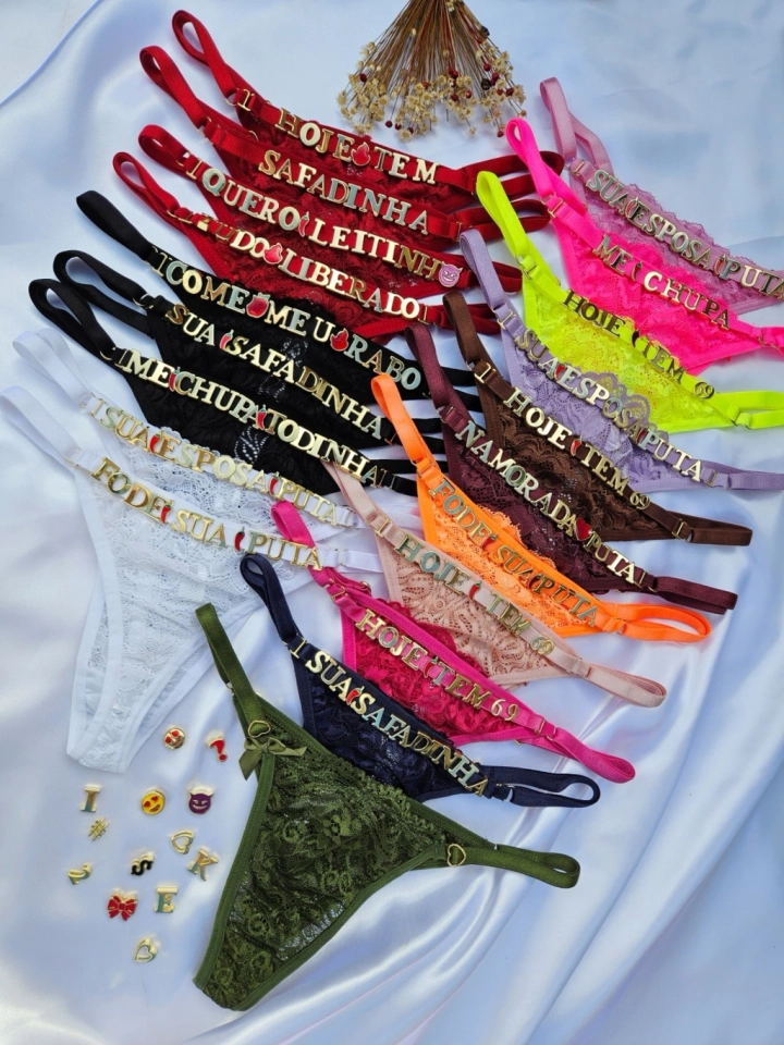 Calcinha Renda Personalizada  - 2