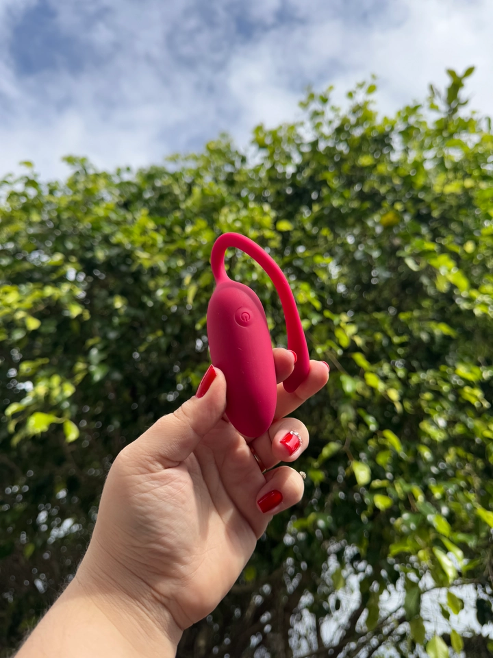 Vibrador Bullet por aplicativo a distância Vermelho - 2