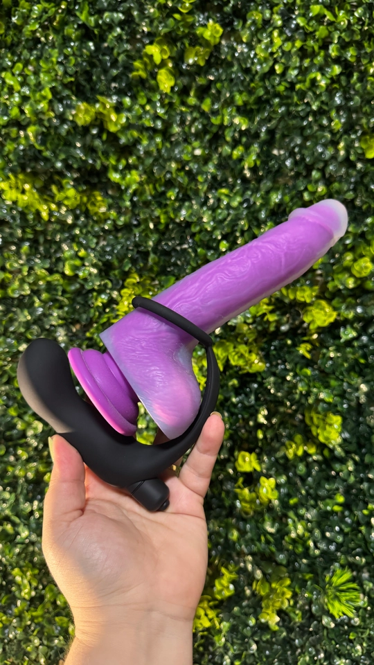 Estimulador de prostáta com anel Vibrador 10 modos - 1