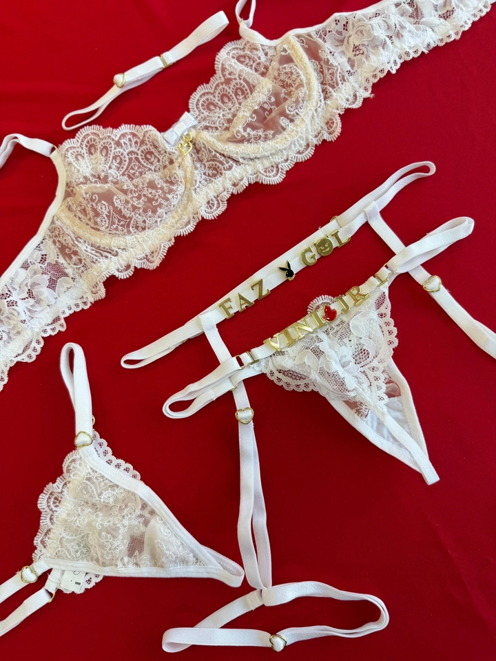 Conjunto Lorena Personalizado Branco - 1