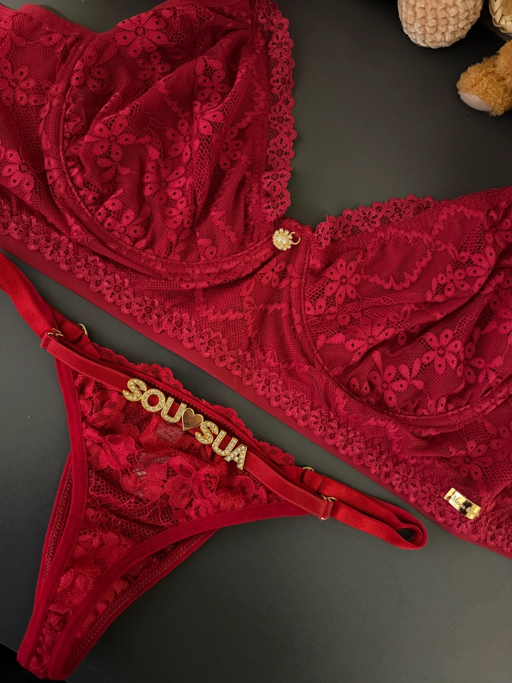 Conjunto Plus Size 50/52 Vermelho