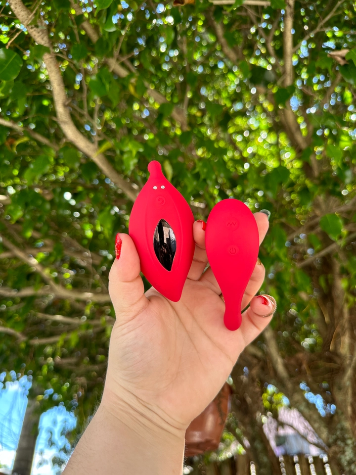 Vibrador Calcinha com controle que Vibra e APP - 1