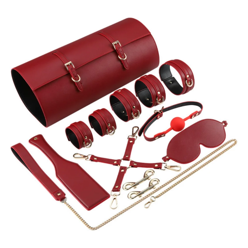 Kit Sado Bondage – 50 TONS com maleta VERMELHO - 1