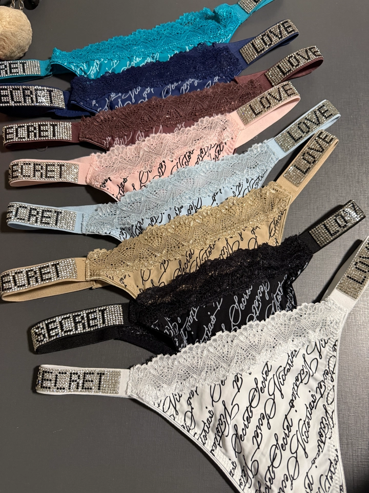 Calcinha VS Victoria Secrets strass  - 2