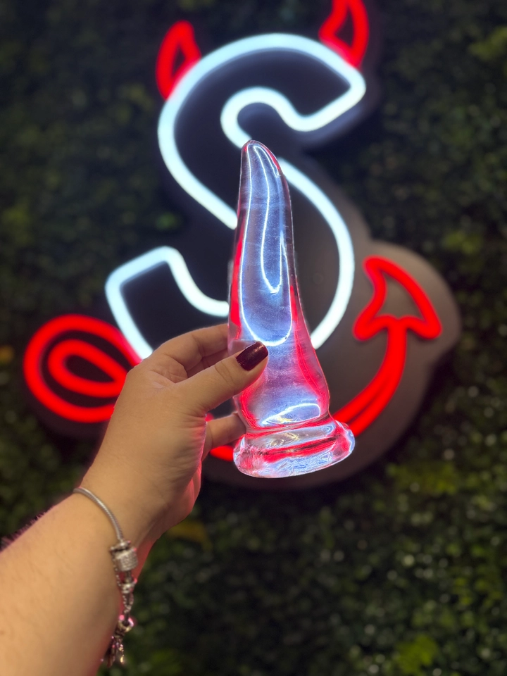 Plug Anal em Silicone - Formato de Cone - 20,0x5,5cm - 4