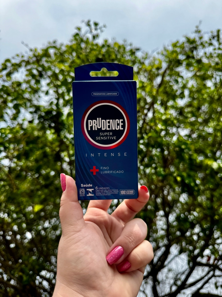 PRESERVATIVO SUPER SENSITIVE INTENSE COM 6 UNIDADES PRUDENCE - 1