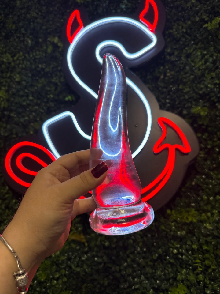 Plug Anal em Silicone - Formato de Cone - 20,0x5,5cm - 2