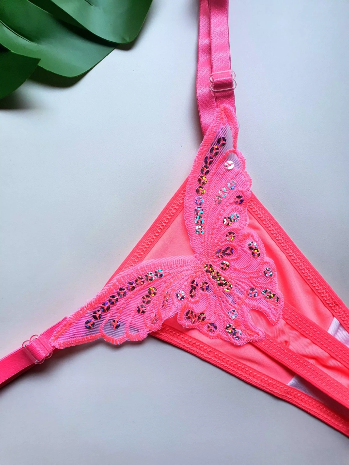 CALCINHA Sexy Borboleta Rosa Pink - 1