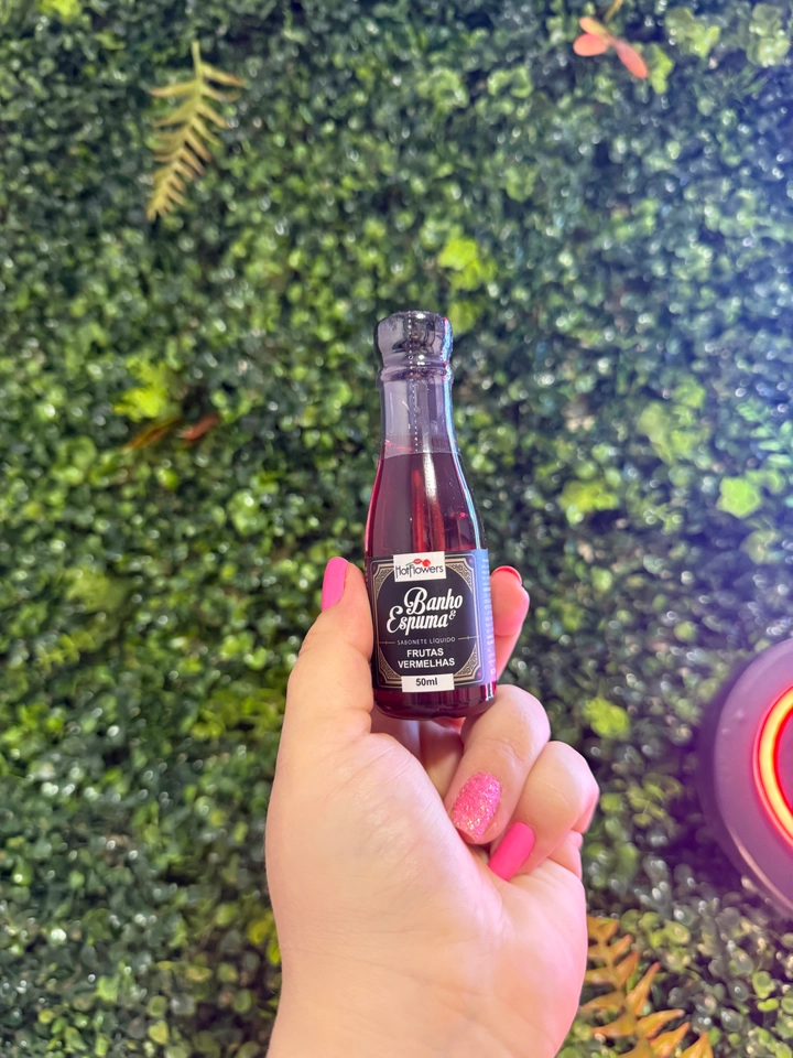 BANHO E ESPUMA SABONETE LIQUIDO 50ML FRUTAS VERMELHAS