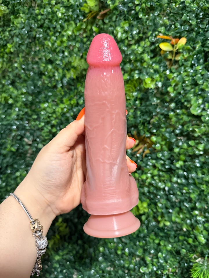 Pênis Super Realístico em Silicone Líquido - 20,0x4,8  - 1