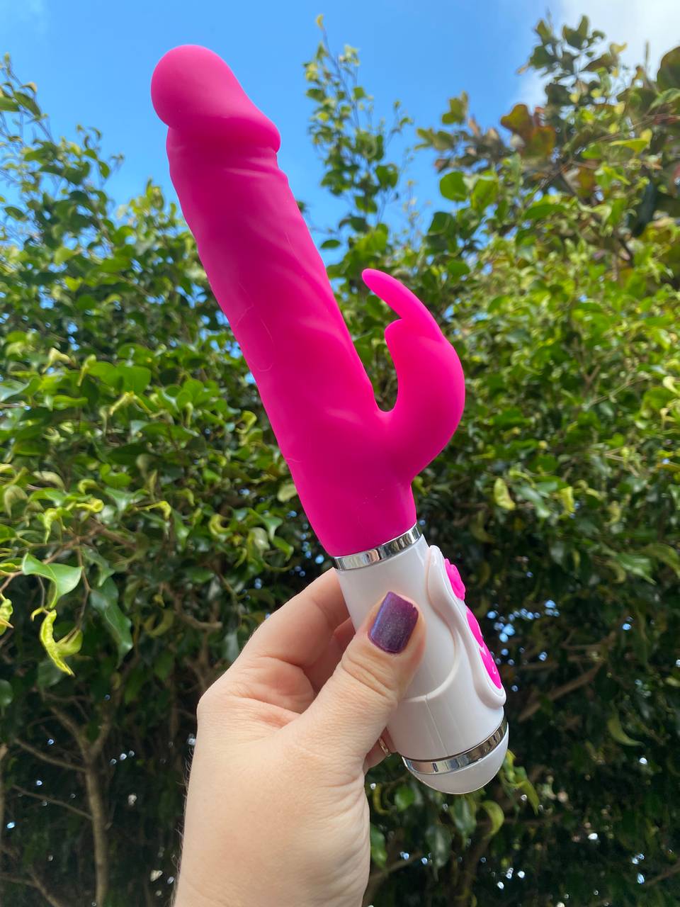 Vibrador rabbit com aquecimento - 2