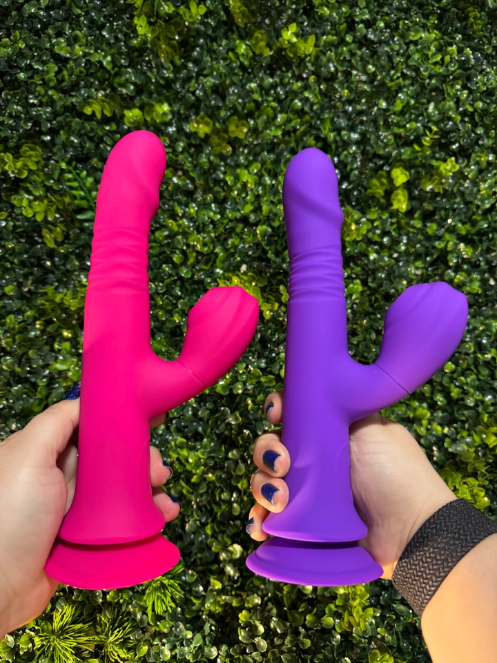 Prótese vibrador com ventosa e Sugador GIRA VENTOSA - 2