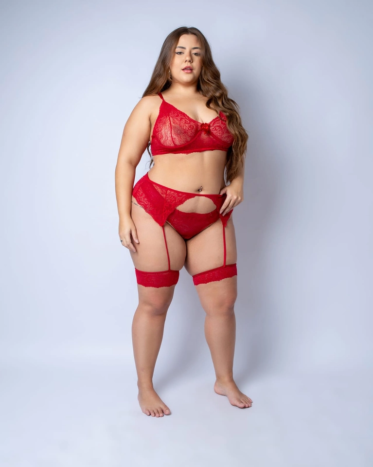 Conjunto Joana Plus Vermelho - 3