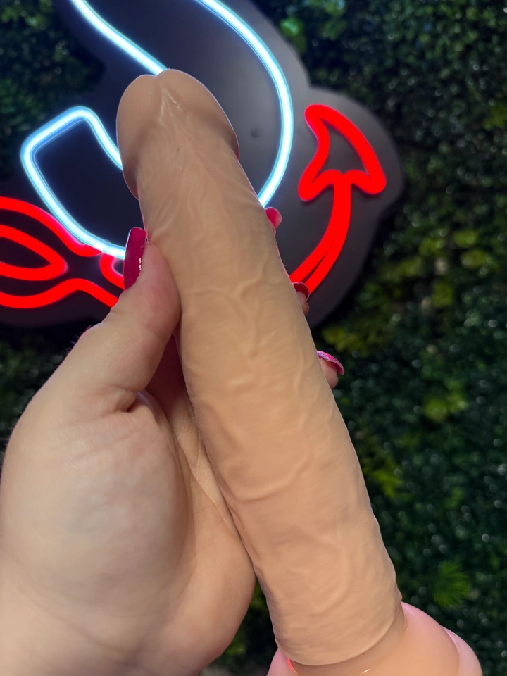 Penis Realístico com Dupla Camada - Keon / Bege - 21,4 X 4,4 - 3