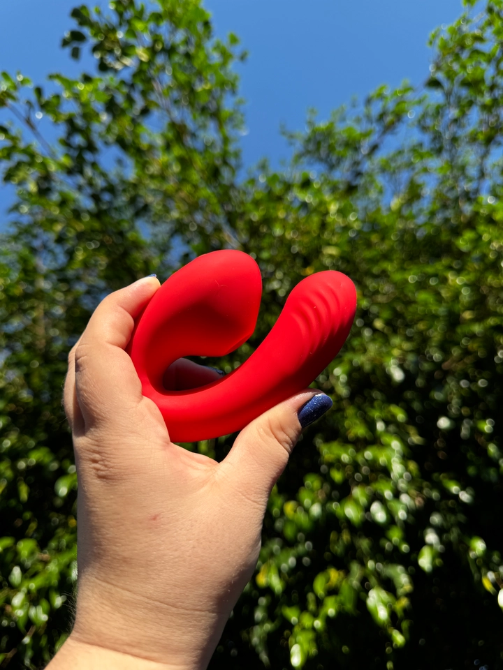 Vibrador Casal com sugador  - 2