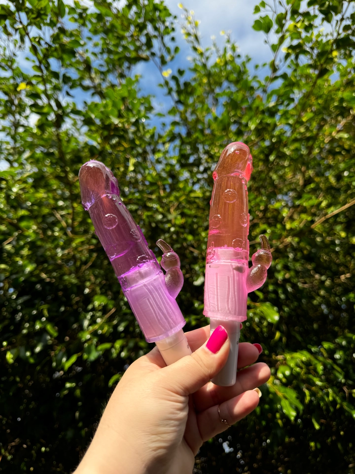 Vibrador Duplo Estímulo Pilha - imagem 1