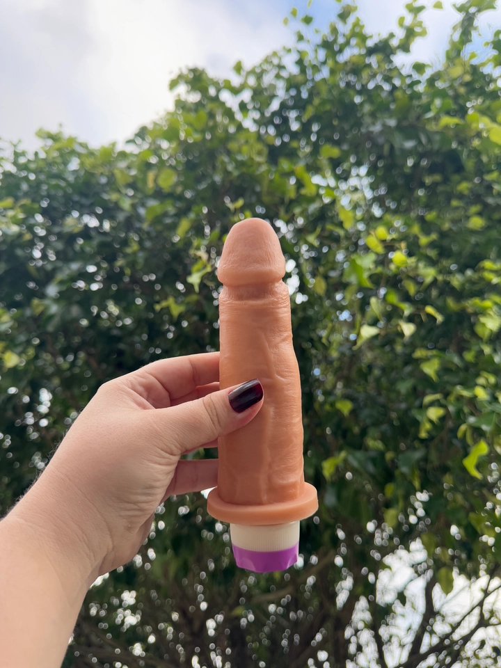 PRÓTESE REALÍSTICO COM VIBRO 15,3X4,5 CM