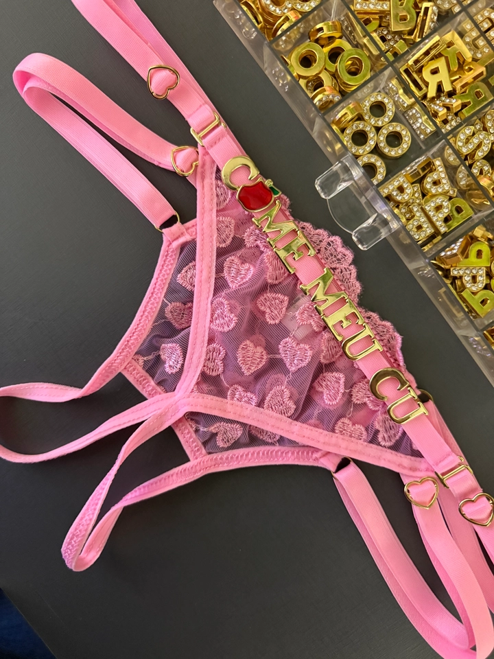 Calcinha Secretária Rosa pantera - 2