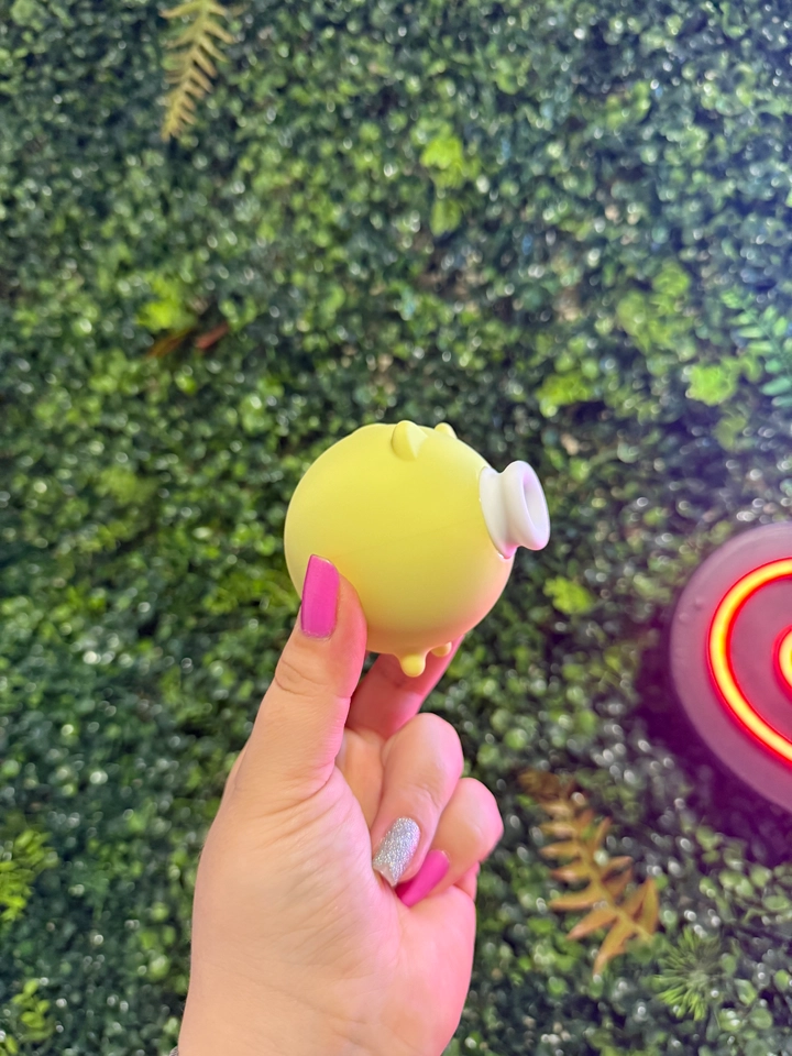 Piggy Sugador Estimulador de Clítoris Amarelo - imagem 2