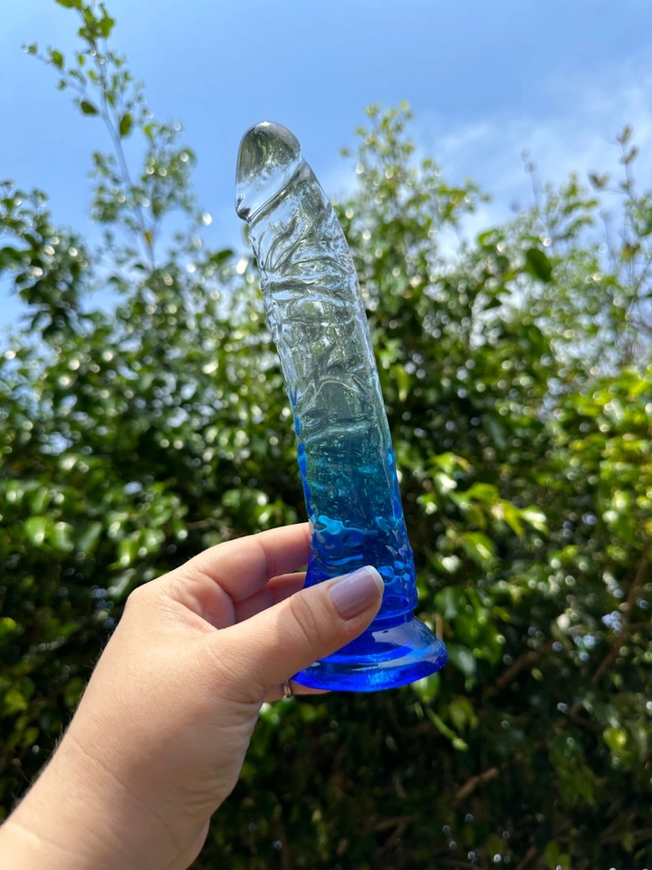 Protese Decrade Silicone 19,5x3,8cm Azul - 1