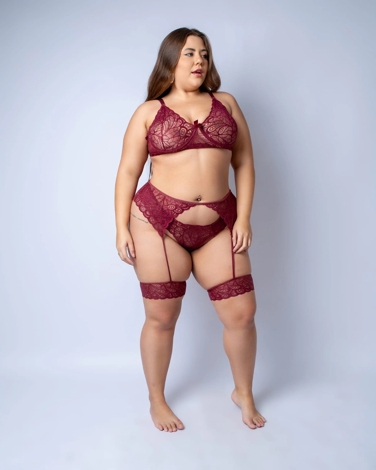 Conjunto Joana Plus Marsala - 3