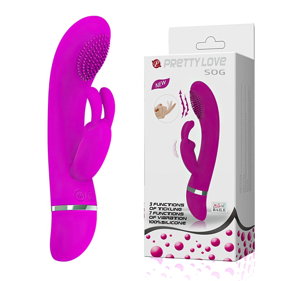 Vibrador Coelho 3 Vibrações Pretty Love Sog - imagem 3