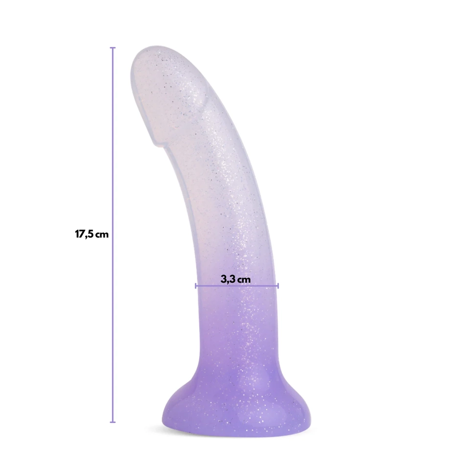 Dildo com Ventosa Star - Lilás 17,5x3,3 - 2