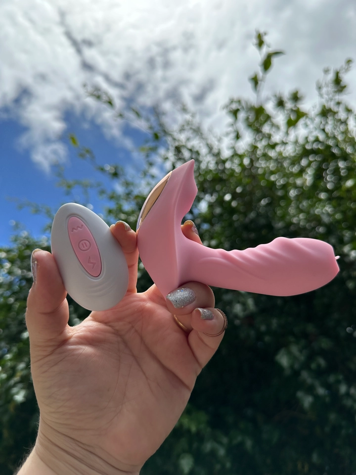 Vibrador Casal com Controle Remoto 10 vibrações  - 1