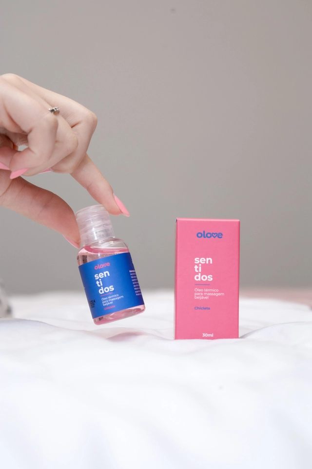 Óleo Beijável Olove Sentidos Chiclete Hot - 30 ml - imagem 1