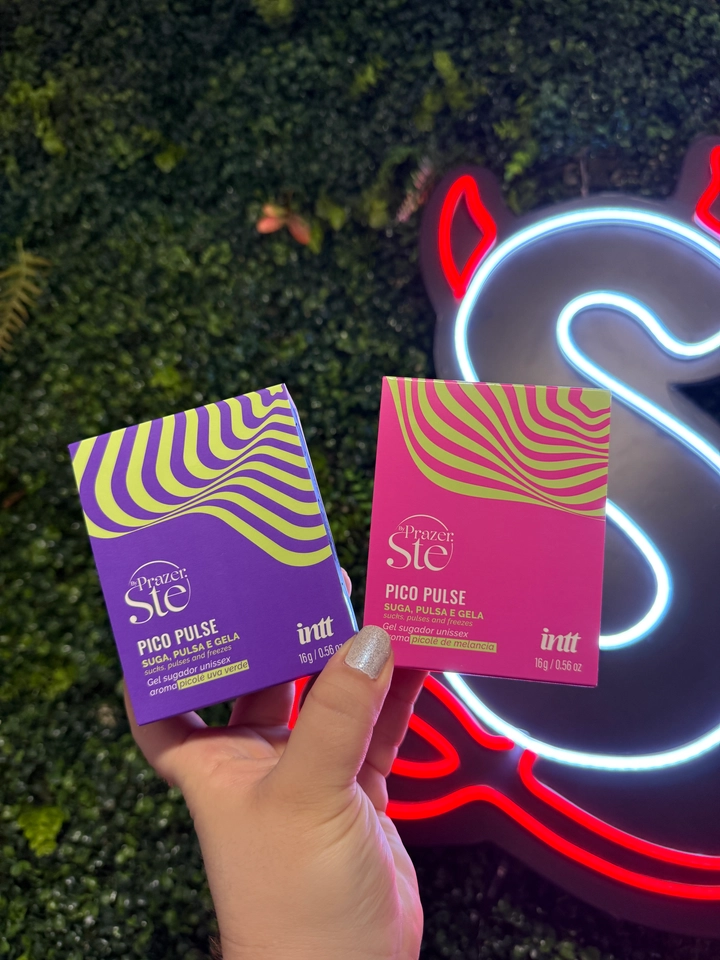 PICO PULSE GEL SUGADOR UNISSEX SUGA PULSA E GELA - imagem 1