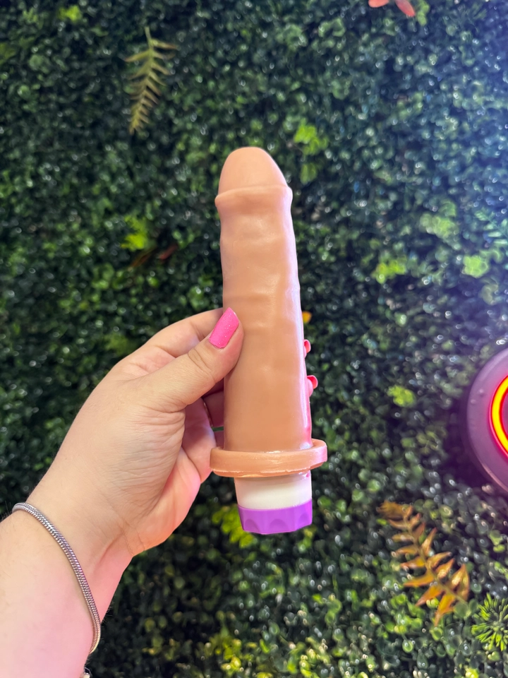 PÊNIS VIBRADOR INTERNO 17 X 4,2CM - 1