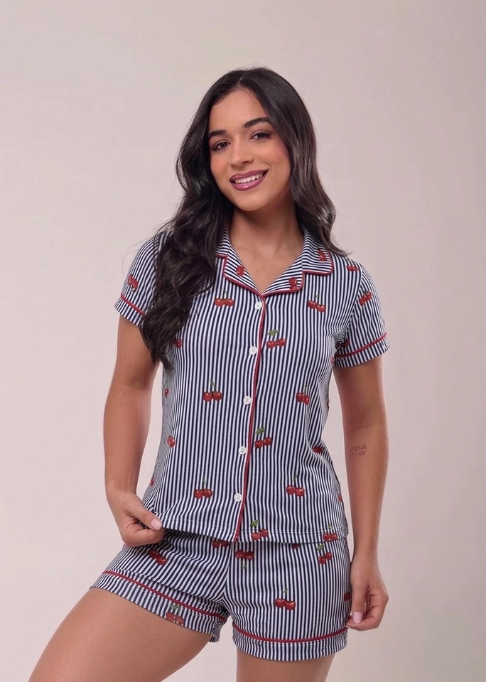 Pijama americano estampado - 4