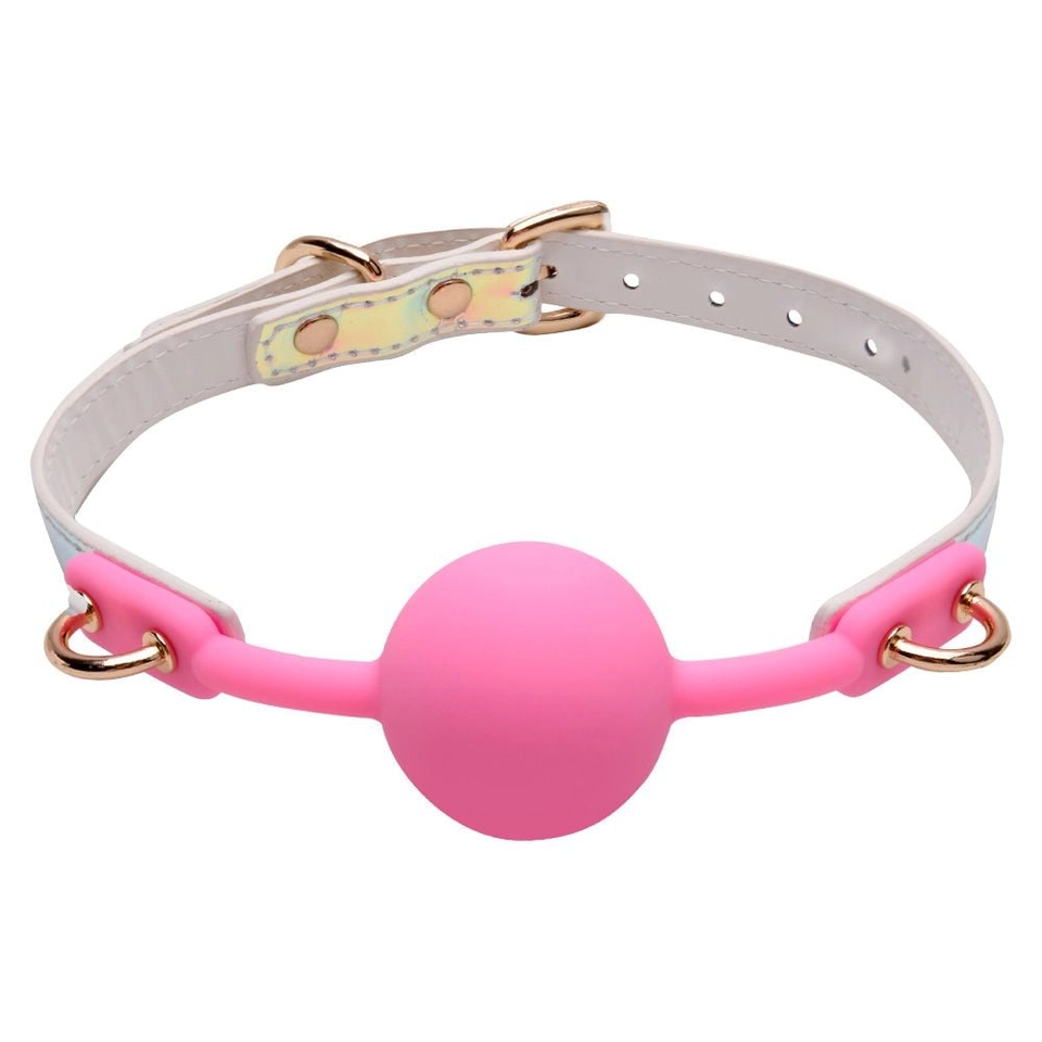 MORDAÇA SADO COM BOLA DE LUXO - 3